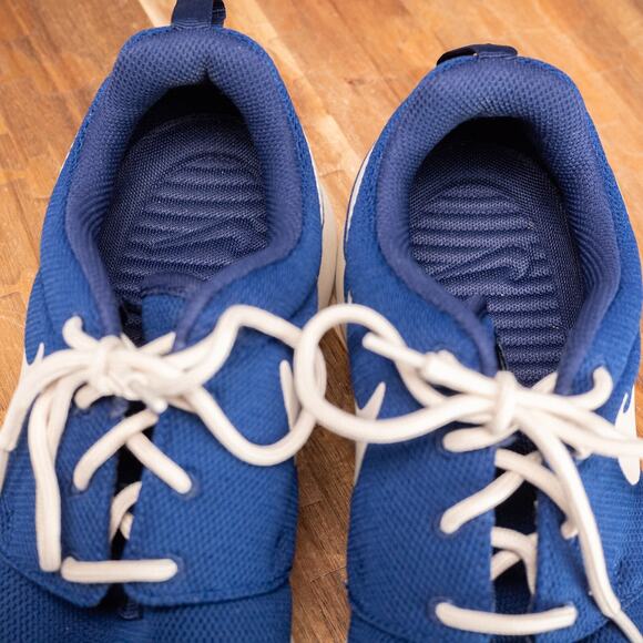 Nike Roshe One Women's Royal Blue Oatmeal Mesh Running Shoes 511882-404 Size 10 - Picture 7 of 10